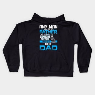 Cat Dad Animal Father Day Kids Hoodie